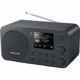 Radiopřijímač s DAB+ MUSE M-128 DBT černý

