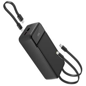 Powerbanka Spello by Epico ForcePack 30000mAh, s integrovanými kabely SP31 černá

