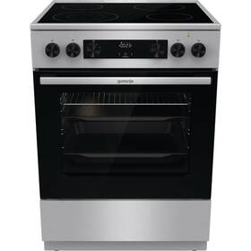 Sklokeramický sporák Gorenje GECS6C70XC nerez

