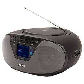 Radiomagnetofon s DAB+/CD AIWA BBTU-500DAB černý

