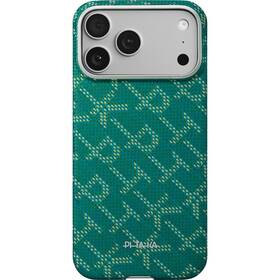 Kryt na mobil Pitaka Ultra-Slim Monogram na Apple iPhone 17 Pro zelený

