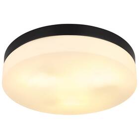 Stropní svítidlo GLOBO Vranos, 30 cm černé

