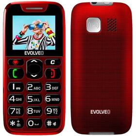 Mobilní telefon Evolveo EasyPhone červený

