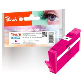 Inkoustová náplň Peach HP 903XL, 910 stran purpurová

