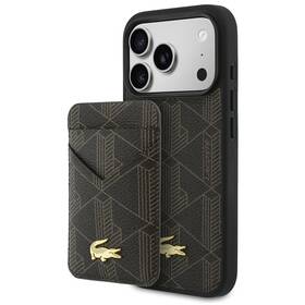 Kryt na mobil Lacoste PVC Blend MagSafe + Peněženka na Apple iPhone 17 Pro hnědý

