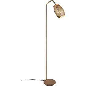 Stojací lampa Reality BIDAR, E27 hnědá

