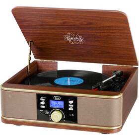 Gramofon Trevi TT 1042DAB hnědý


