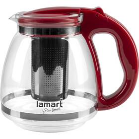 Konvice Lamart LT7074 VERRE, 1,5 l červená barva

