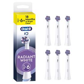 Náhradní hlavice Oral-B iO Radiant White (6 ks) bílá

