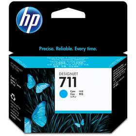 Inkoustová náplň HP 711, 29 ml azurová

