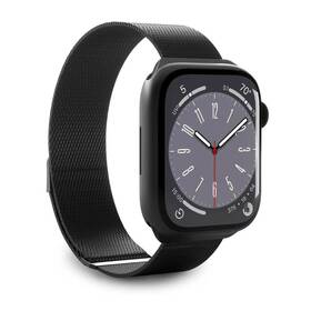 Řemínek Puro MILANESE pro Apple Watch 42/44/45/49 mm černý

