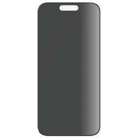 Tvrzené sklo PanzerGlass Privacy na Apple iPhone 15 Pro s instalačním rámečkem 

