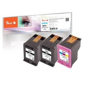 Inkoustová náplň Peach HP 305XL, MultiPac Plus, 3x 240 stran vícebarevná

