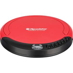 Discman Roadstar PCD-435CD černý/červený

