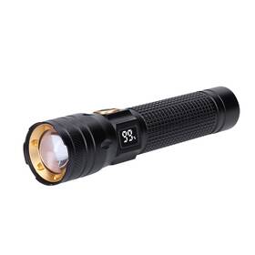 Svítilna Solight Nabíjecí, 200lm, zoom, Li-Ion černá

