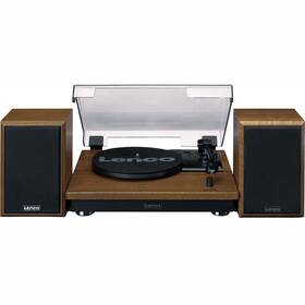 Gramofon Lenco LS-100WD hnědá barva
