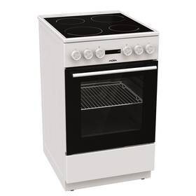 Sklokeramický sporák Mora C 2240 CW bílá barva
