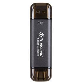 SSD externí Transcend ESD310C 2TB, USB-A/USB-C černý

