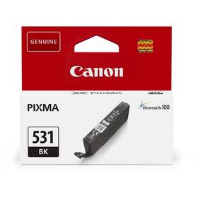 Inkoustová náplň Canon CLI-531 BK, 656 stran černá

