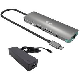 Dokovací stanice i-tec USB-C Metal Nano 4K HDMI LAN, PD 100 W + Charger 100W 

