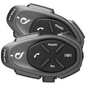 Handsfree Interphone TOUR HD (2 ks) černé

