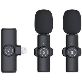 Mikrofon Soundeus Wireless Lavalier, Lightning černý

