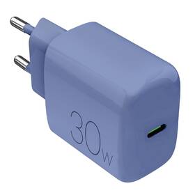 Nabíječka do sítě Puro PRO LITE, USB-C, PD 30 W modrá

