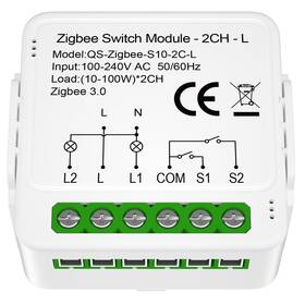 Modul IMMAX NEO SMART kontroler (L) V8 2-tlačítkový Zigbee 3.0, Tuya 
