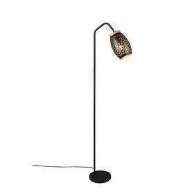 Stojací lampa Reality BIDAR, E29 zlatá

