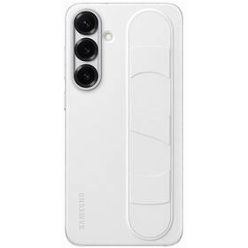 Kryt na mobil Samsung Standing Grip s poutkem na Galaxy S25+ bílý

