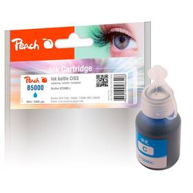 Inkoustová náplň Peach Brother BT5000 C, 5000 stran azurová

