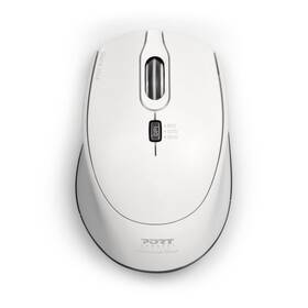 Myš PORT CONNECT Silent USB-A/USB-C bílá

