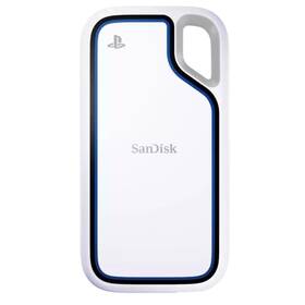 SSD externí SanDisk Extreme Portable 2TB, PlayStation 5, PC bílá barva
 SSD externí SanDisk Extreme Portable 2TB, PlayStation 5, PC bílá barva