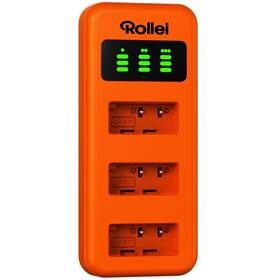 Nabíječka Rollei Dual Charger LP-E17 (Canon) oranžová

