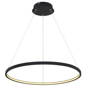 Závěsné svítidlo GLOBO Ralph, 60 cm, LED, 29W černá barva
