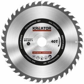  Kotouč pilový Kreator KRT020427 254mm 40T