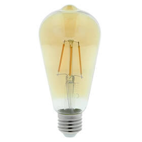Žárovka LED Tesla Lightning ST64 vintage, E27, 4,2W, teplá bílá 

