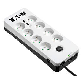  Přepěťová ochrana Eaton Protection Box 8 x zásuvka, 2x USB