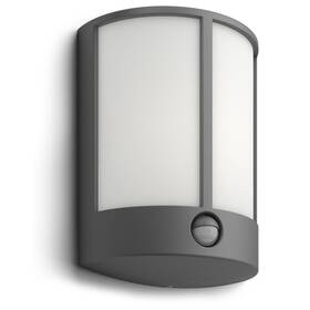 Nástěnné svítidlo Philips Stock, LED, senzor pohybu - antracitové 

