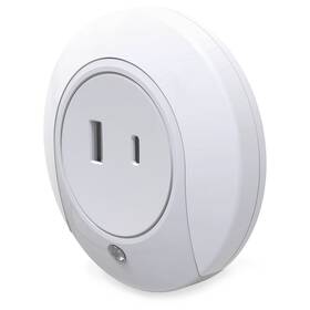 Noční světlo WG FireFly, do zásuvky s USB-A a USB-C bílé

