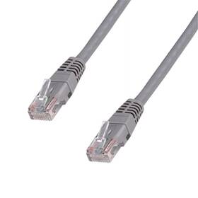 Kabel DATACOM UTP RJ45 Cat.6, 0,25 m šedý

