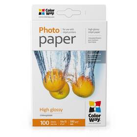 Fotopapír ColorWay 180g/m2, 10x15/ 100 kusů 

