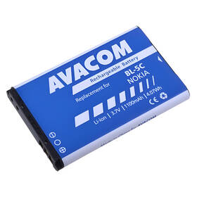 Baterie Avacom pro Nokia 6230, N70, Li-Ion 1100mAh (náhrada BL-5C) 

