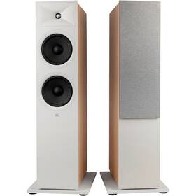 Reproduktory JBL STAGE 280F (2 ks) šedé/bílé/hnědé


