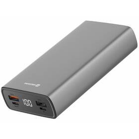 Powerbanka Swissten Aluminium 20 000mAh 20W šedá

