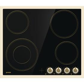Sklokeramická varná deska Gorenje EC642CLI černá barva
 Sklokeramická varná deska Gorenje EC642CLI černá barva