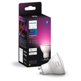 Chytrá žárovka Philips 4.2W, GU10, White and Color Ambiance, 1 ks 

