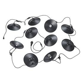 Párty osvětlení Reality Chain, 10x E27 LED, 6,5m černé

