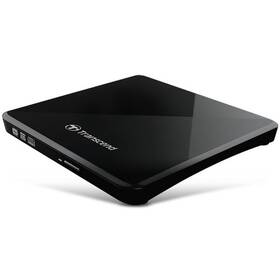 Externí DVD vypalovačka Transcend TS8XDVDS extra Slim Portable Writer černá barva
