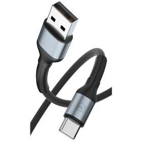 Kabel 3mk Hyper N-SERIES USB/USB-C, QC 3.0, 18W, 1m černý

